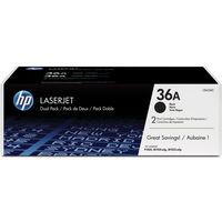 HP 36A (CB436AD) Toner 2x Zwart - Multipack 