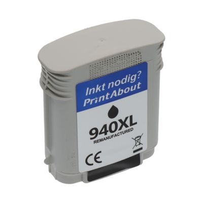 Huismerk HP 940XL (C4906AE) Inktcartridge Zwart Hoge capaciteit