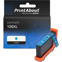 Huismerk Lexmark 100XL (14N1069E) Inktcartridge Cyaan Hoge capaciteit
