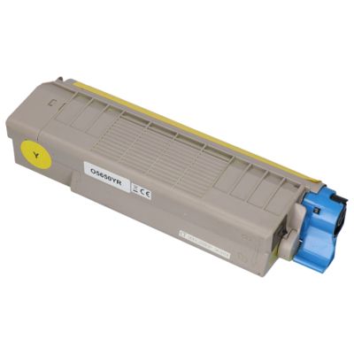 Huismerk OKI 43872305 Toner Geel