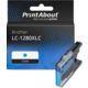 Huismerk Brother LC-1280XLC Inktcartridge Cyaan Hoge capaciteit