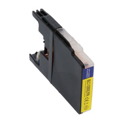 PrintAbout Huismerk vervangt Brother LC-1280XLY Inktcartridge Geel Hoge capaciteit