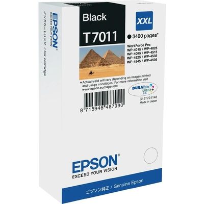 Epson T7011 (C13T70114010) Inktcartridge Zwart