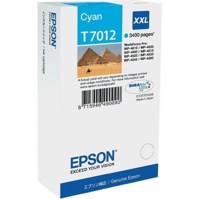 Epson T7012 (C13T70124010) Inktcartridge Cyaan