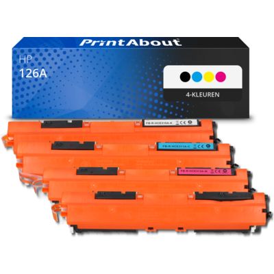 Huismerk HP 126A (CE310A) Toner 4-kleuren Multipack
