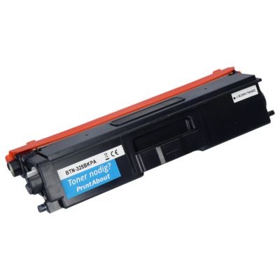 PrintAbout Huismerk vervangt Brother TN-325BK Toner Zwart Hoge capaciteit