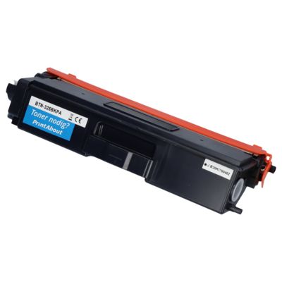 PrintAbout Huismerk vervangt Brother TN-325BK Toner Zwart Hoge capaciteit