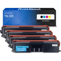 Huismerk Brother TN-325 Toner 4-kleuren Multipack Hoge capaciteit