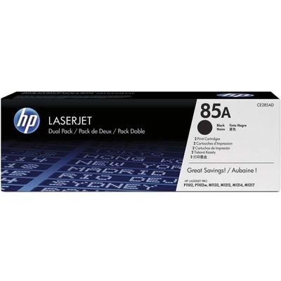 HP 85A (CE285AD) Toner 2x Zwart - Multipack 