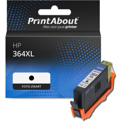 Huismerk HP 364XL (CB322EE) Inktcartridge Foto-zwart Hoge capaciteit
