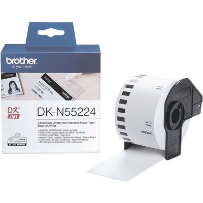 Brother DK-N55224 Etiket Zwart op wit (54  mm)