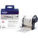 Brother DK-22212 Etiket Zwart op wit (62 mm)