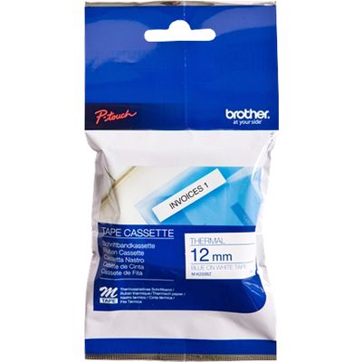 Brother M-K233 Tape Blauw op wit (12 mm)