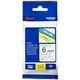 Brother TZe-111 Tape Zwart op transparant (6 mm)