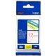 Brother TZe-132 Tape Rood op transparant (12 mm)