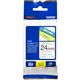 Brother TZe-151 Tape Zwart op transparant (24 mm)