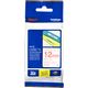 Brother TZe-232 Tape Rood op wit (12 mm)