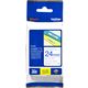 Brother TZe-253 Tape Blauw op wit (24 mm)