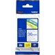 Brother TZe-263 Tape Blauw op wit (36 mm)