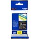 Brother TZe-325 Tape Wit op zwart (9 mm)
