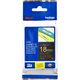 Brother TZe-344 Tape Goud op zwart (18 mm)