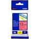 Brother TZe-431 Tape Zwart op rood (12 mm)