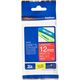 Brother TZe-435 Tape Wit op rood (12 mm)