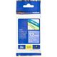 Brother TZe-535 Tape Wit op blauw (12 mm)