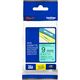Brother TZe-721 Tape Zwart op groen (9 mm)