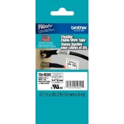 Brother TZe-FX631 Tape Zwart op geel (12 mm)