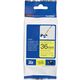 Brother TZe-FX661 Tape Zwart op geel (36 mm)