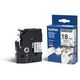 Brother TZe-N241 Tape Zwart op wit (18 mm)