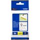 Brother TZe-S121 Tape Zwart op transparant (9 mm)