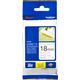 Brother TZe-S241 Tape Zwart op wit (18 mm)