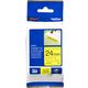 Brother TZe-S651 Tape Zwart op geel (24 mm)