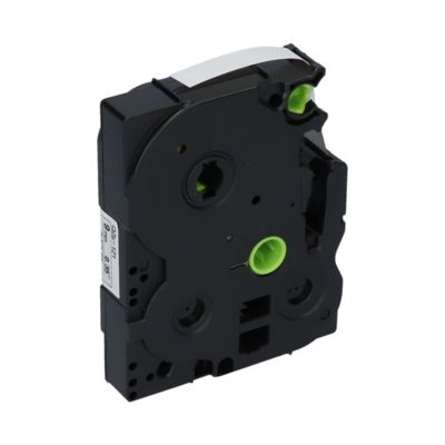 PrintAbout Huismerk vervangt Brother TZe-121 Tape Zwart op transparant (9 mm)