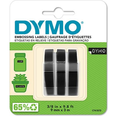 Dymo S0847730 Tape Wit op zwart (9 mm)