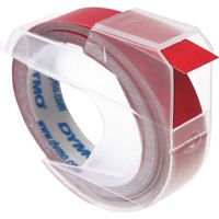 Dymo S0898150 Tape Wit op rood (9 mm)