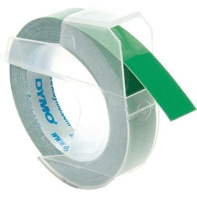 Dymo S0898160 Tape Wit op groen (9 mm)
