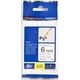 Brother TZe-FX211 Tape Zwart op wit (6 mm)