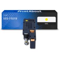 Huismerk Dell 593-11019 (25MRX) Toner Geel