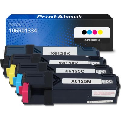 Huismerk Xerox 106R01334 Toner 4-kleuren Multipack