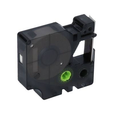 Huismerk Dymo 45013 (S0720530) Tape Zwart op wit (12 mm)