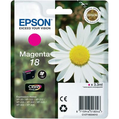 Epson 18 (C13T18034012) Inktcartridge Magenta