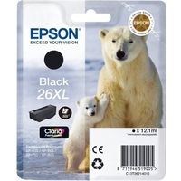 Epson 26XL (C13T26214012) Inktcartridge Zwart Hoge capaciteit