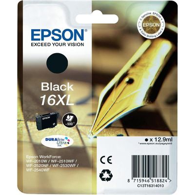 Epson 16XL (C13T16314012) Inktcartridge Zwart Hoge capaciteit