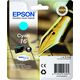 Epson 16 (C13T16224012) Inktcartridge Cyaan