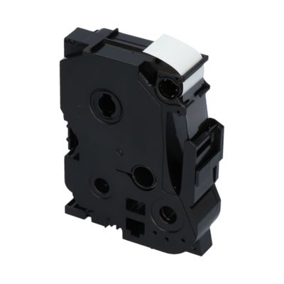 PrintAbout Huismerk vervangt Brother TZe-241 Tape Zwart op wit (18 mm)