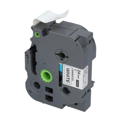 PrintAbout Huismerk vervangt Brother TZe-251 Tape Zwart op wit (24 mm)
