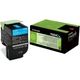 Lexmark 70C2HC0 (702HC) Toner Cyaan Hoge capaciteit